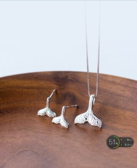 Mermaid 925 Silver Necklace