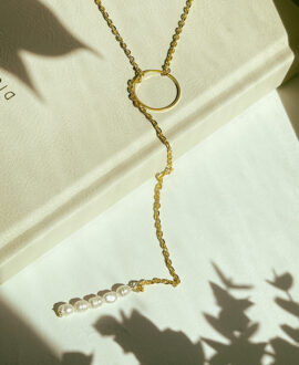 Ocean's Grace Pearl Necklace