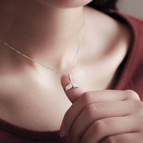 Mermaid 925 Silver Necklace